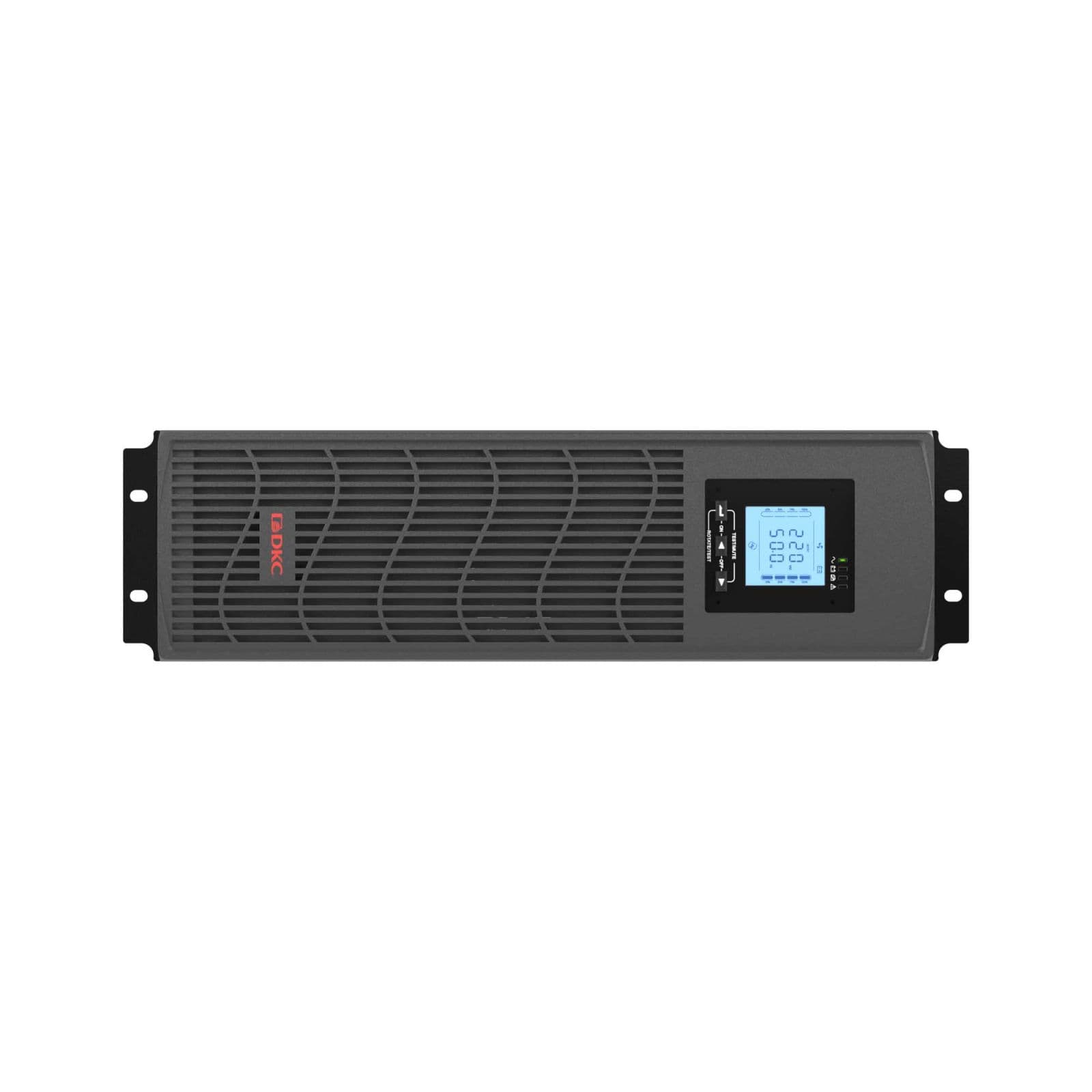 DKC Линейно-интерактивный ИБП ДКС серии Info Rackmount Pro, 1500 ВА/1200Вт,1/1, USB, RJ45, 6xIEC C13, Rack 3U, SNMP/AS400 slot, 2x9Aч — миниатюра 3