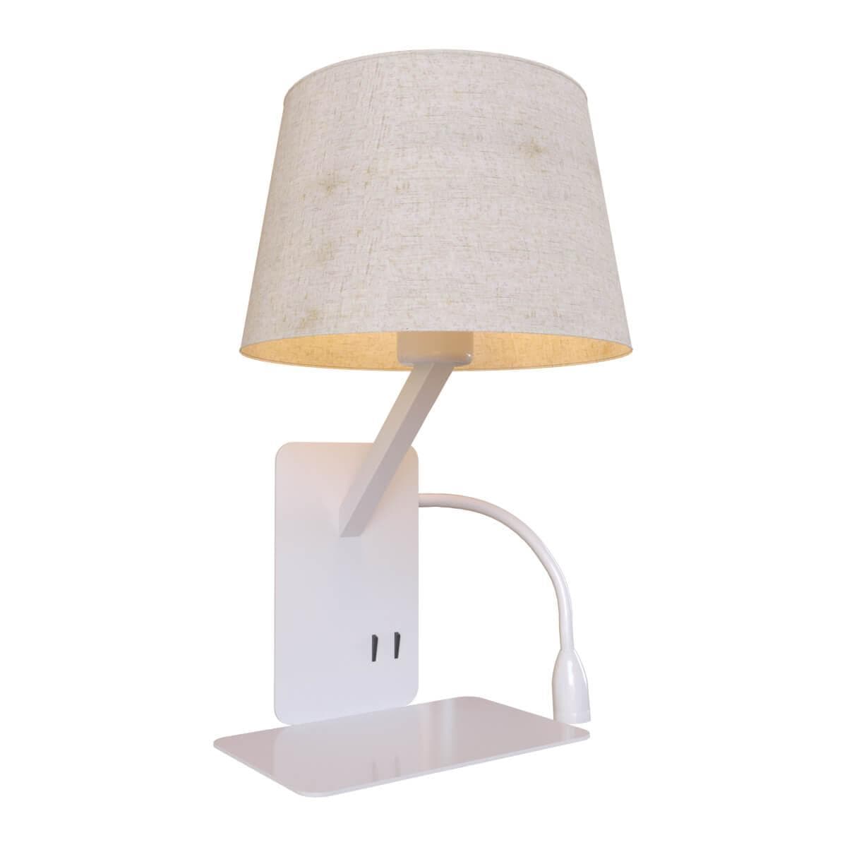 LOFT IT LOFT9993-WH Бра 1xE14 max 40W+LED+USB LOFT9993-WH, шт — миниатюра 1