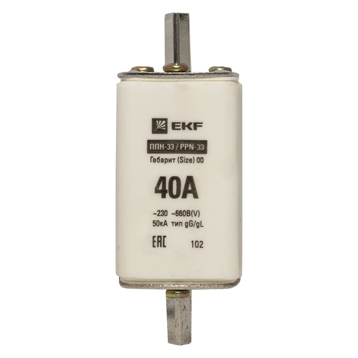 EKF PROxima Плавкая вставка ППН-33 160/ 40А габарит 00 — миниатюра 5