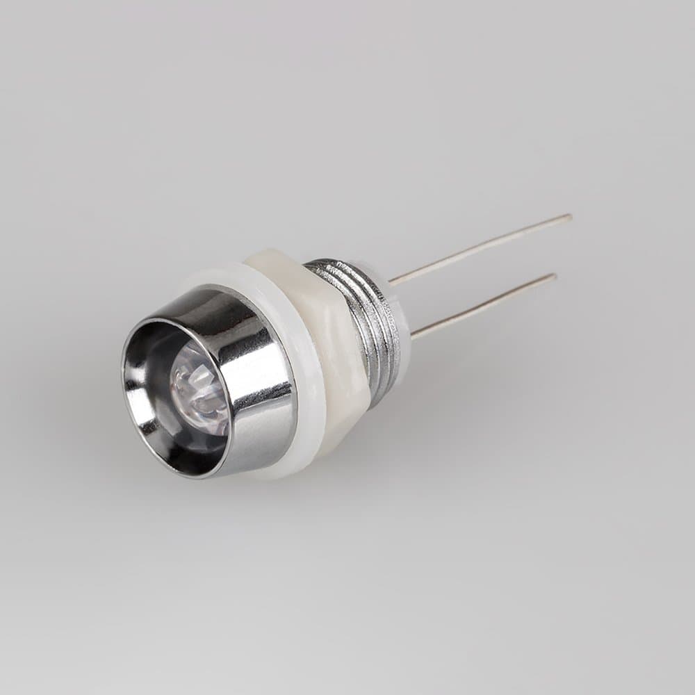Arlight 8PC Держатель 8мм (хром.пластик, с гайкой) (8мм (круглый)) 004797
