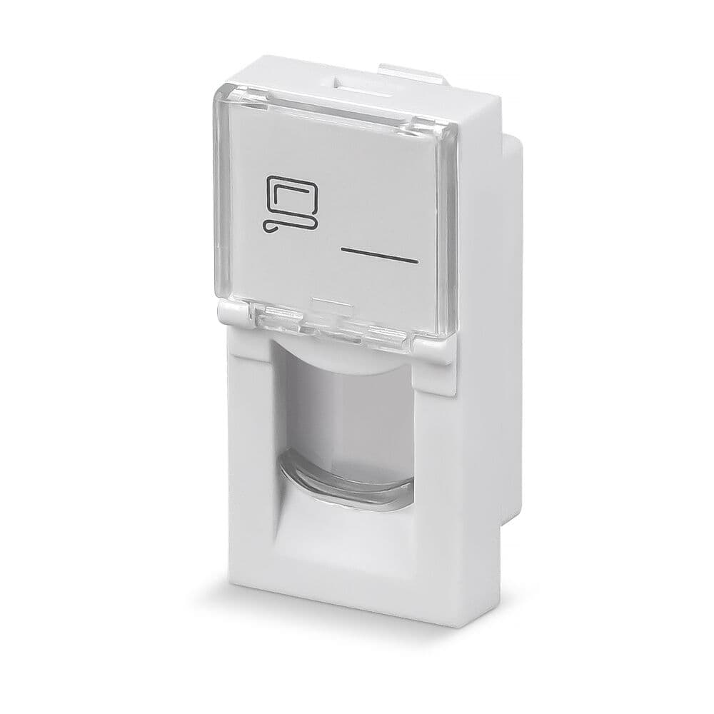 Вставка 45x22,5 (Mosaic) для 1 модуля формата Keystone Jack FP-L-22,5-1M Cabeus