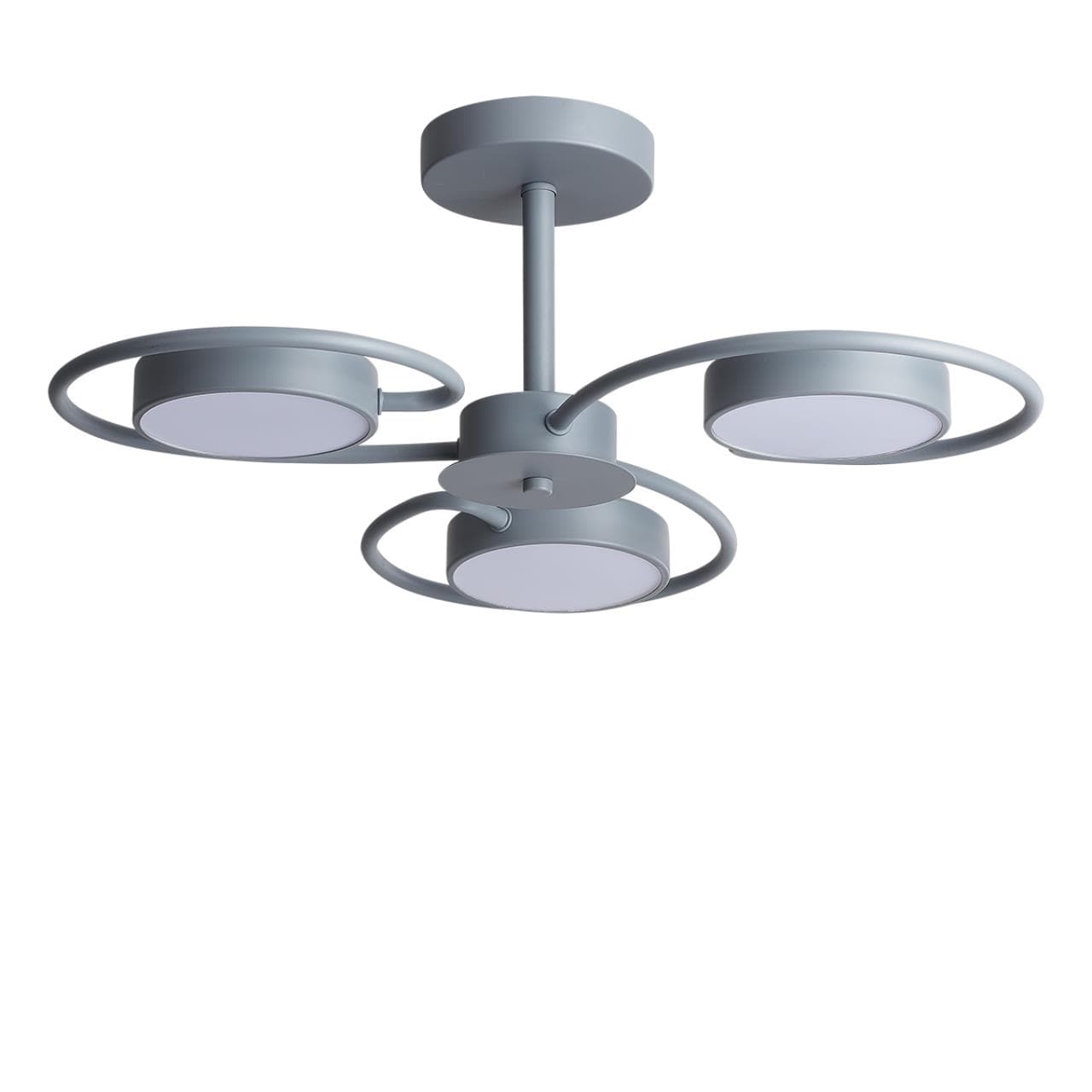 Lumion 5658/36CL LEDIO LN23 065 серый Люстра потолочная LED 36W 3000-6000K 1840Лм 220V EVIN