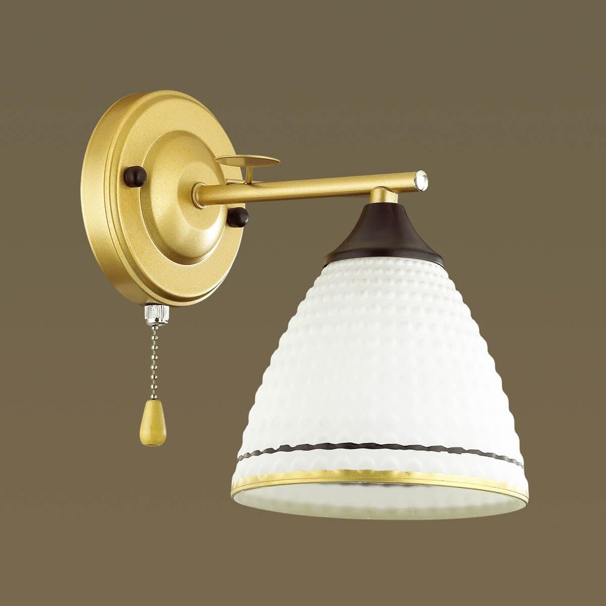 Lumion 4544/1W COMFI LN21 050 матовое золото, черный, белый Бра E27 60W 220V BECKY — миниатюра 3