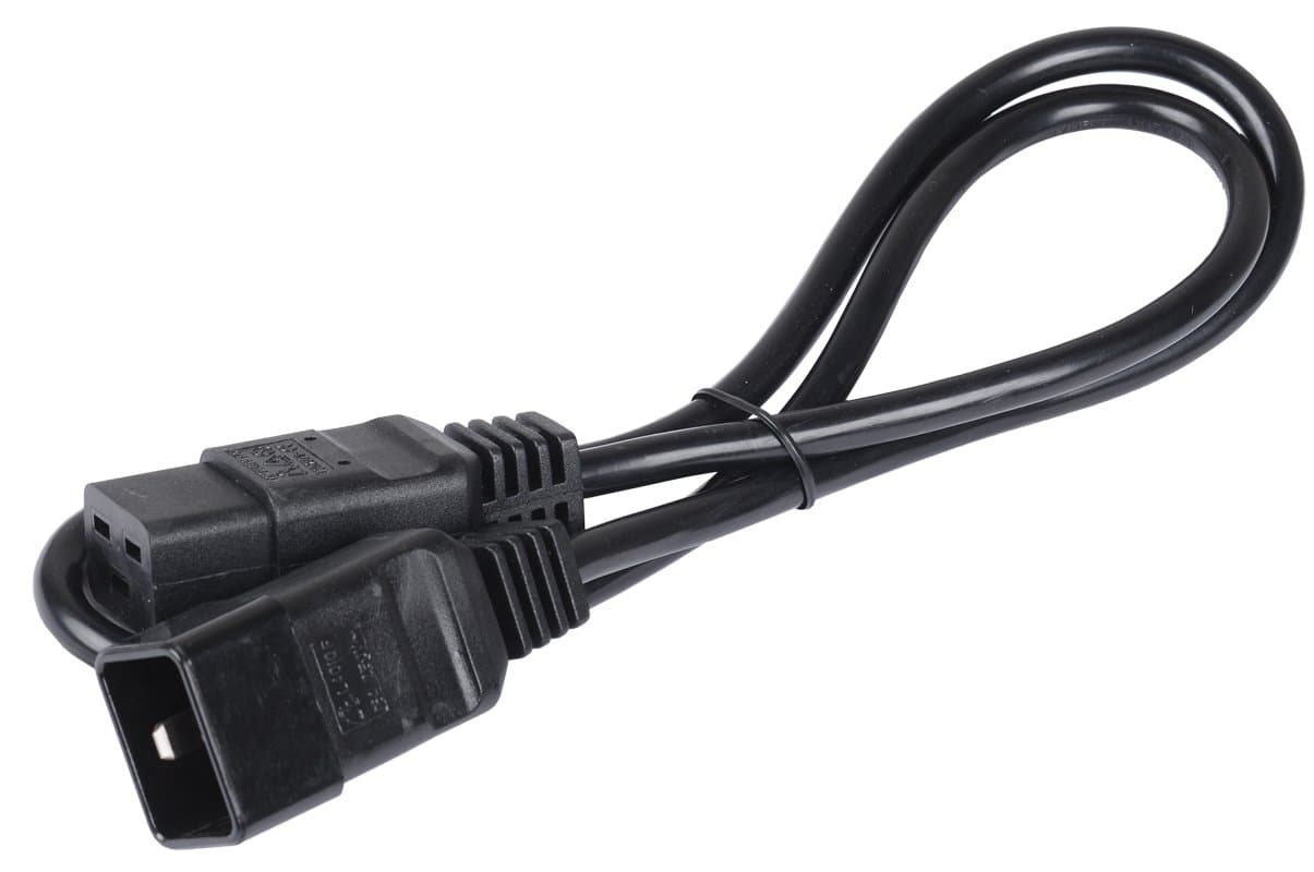 IEK ITK Кабель электропитания PDU 3х1,5 2М с разъёмами С19-C20 PC-C19C20-2M — миниатюра 1