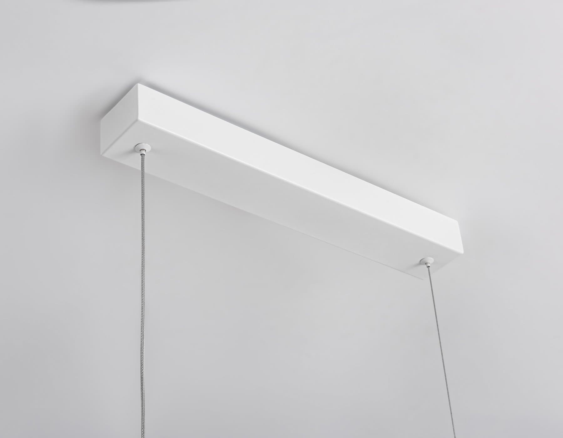 Ambrella Светильник подвесной светодиодный FL5831 WH белый 25W 3000K/4200K/6400K 1037*17.5*750 (без ПДУ) — миниатюра 6