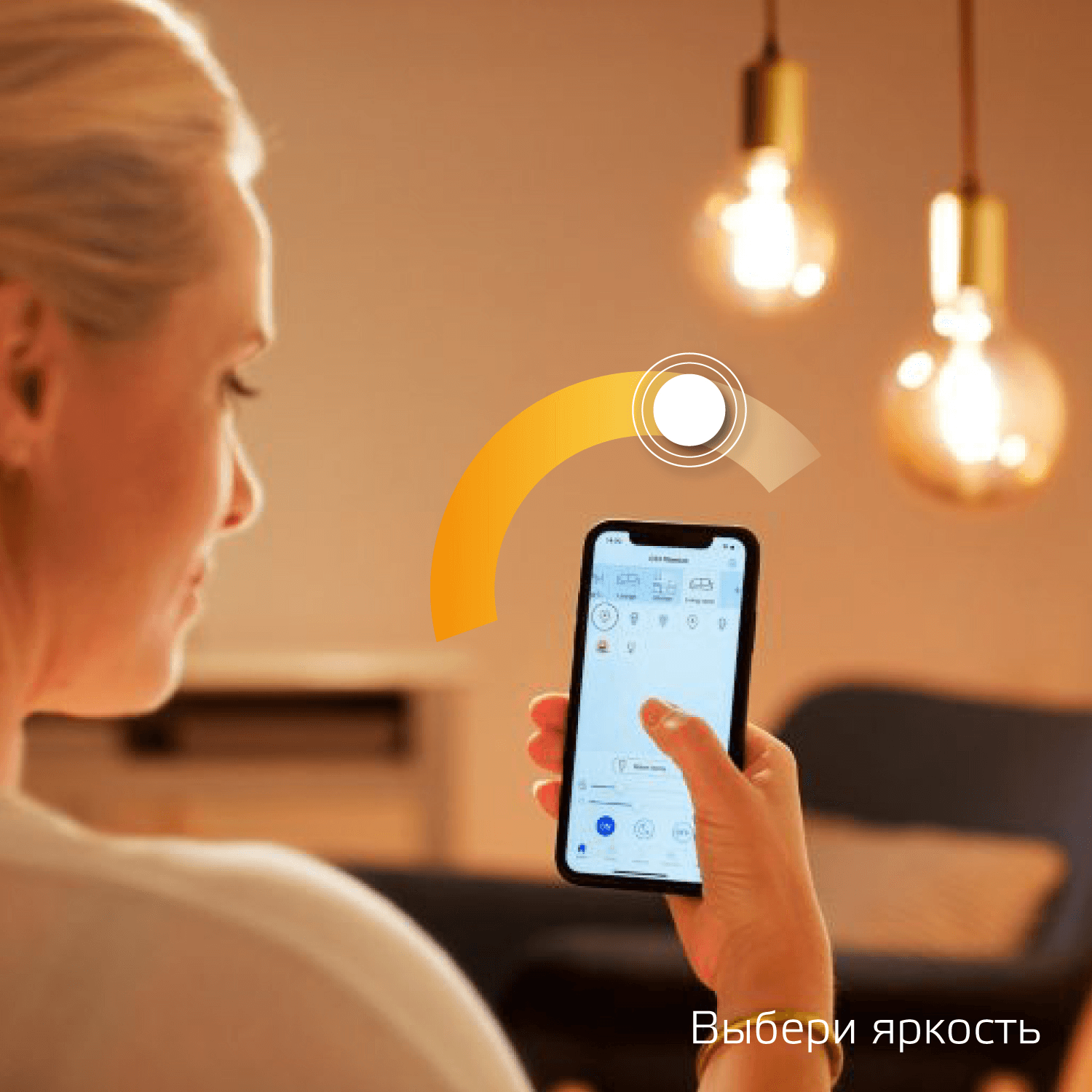 Gauss Лампа Smart Home Filament Diamond 7W 740lm 2500К E27 диммируемая LED 1350112 — миниатюра 6