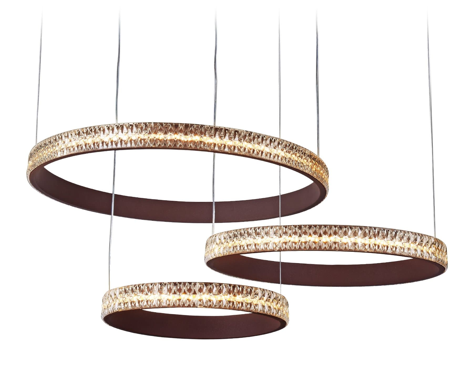 Ambrella Потолочный светодиодный светильник с пультом FA6162 CF кофе 99W 720*500*900 (ПДУ РАДИО 2.4) — миниатюра 6