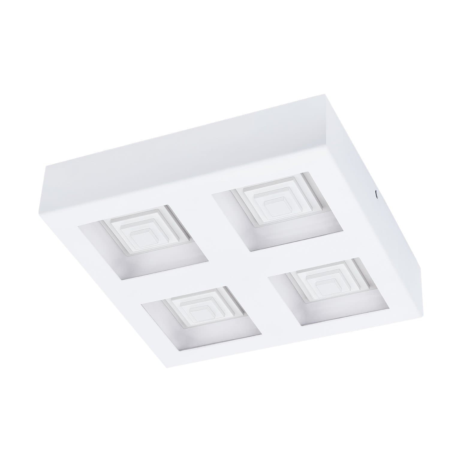 Eglo 96794 Светодиодный настенно-потолочный светильник FERREROS, 4X6,3W(LED), 270X270, H60, сталь/белый