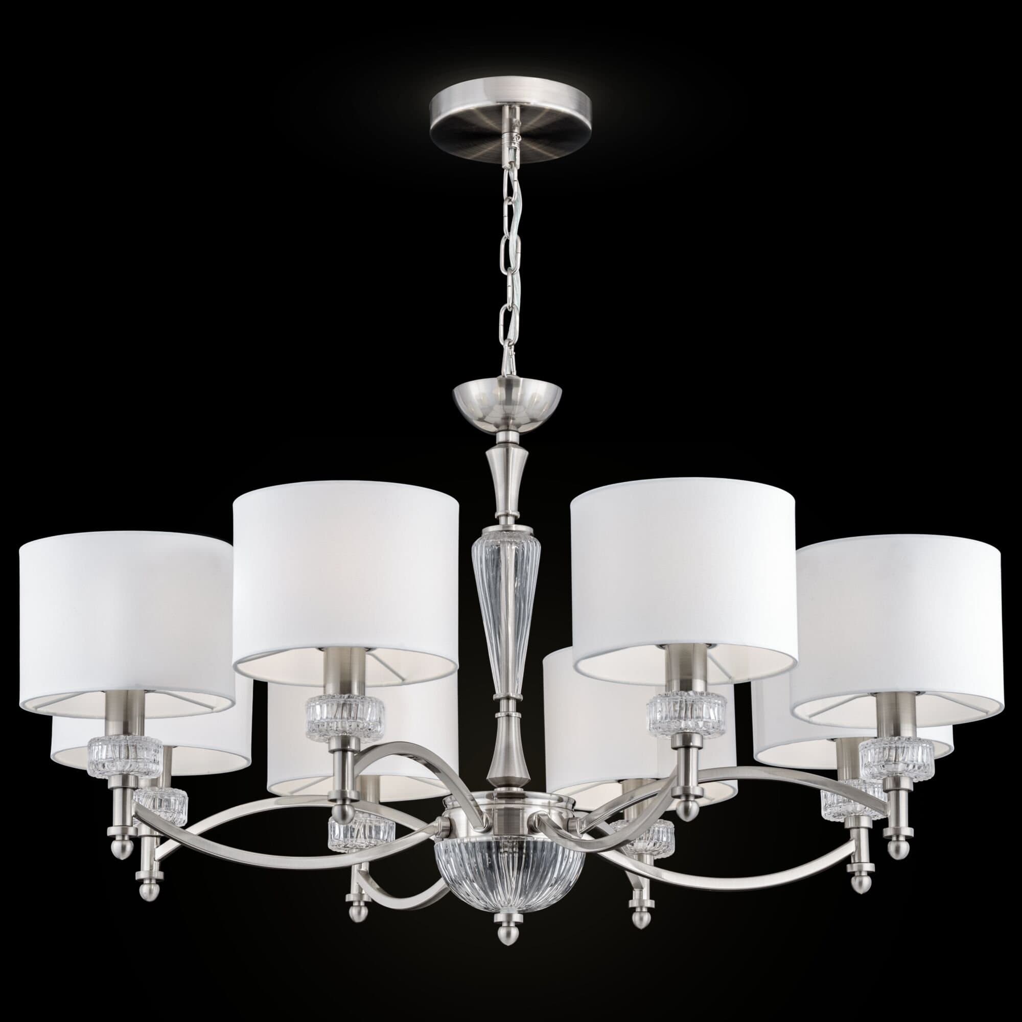 Maytoni Neoclassic Alicante Никель Люстра E14 40W MOD014CL-08N — миниатюра 8