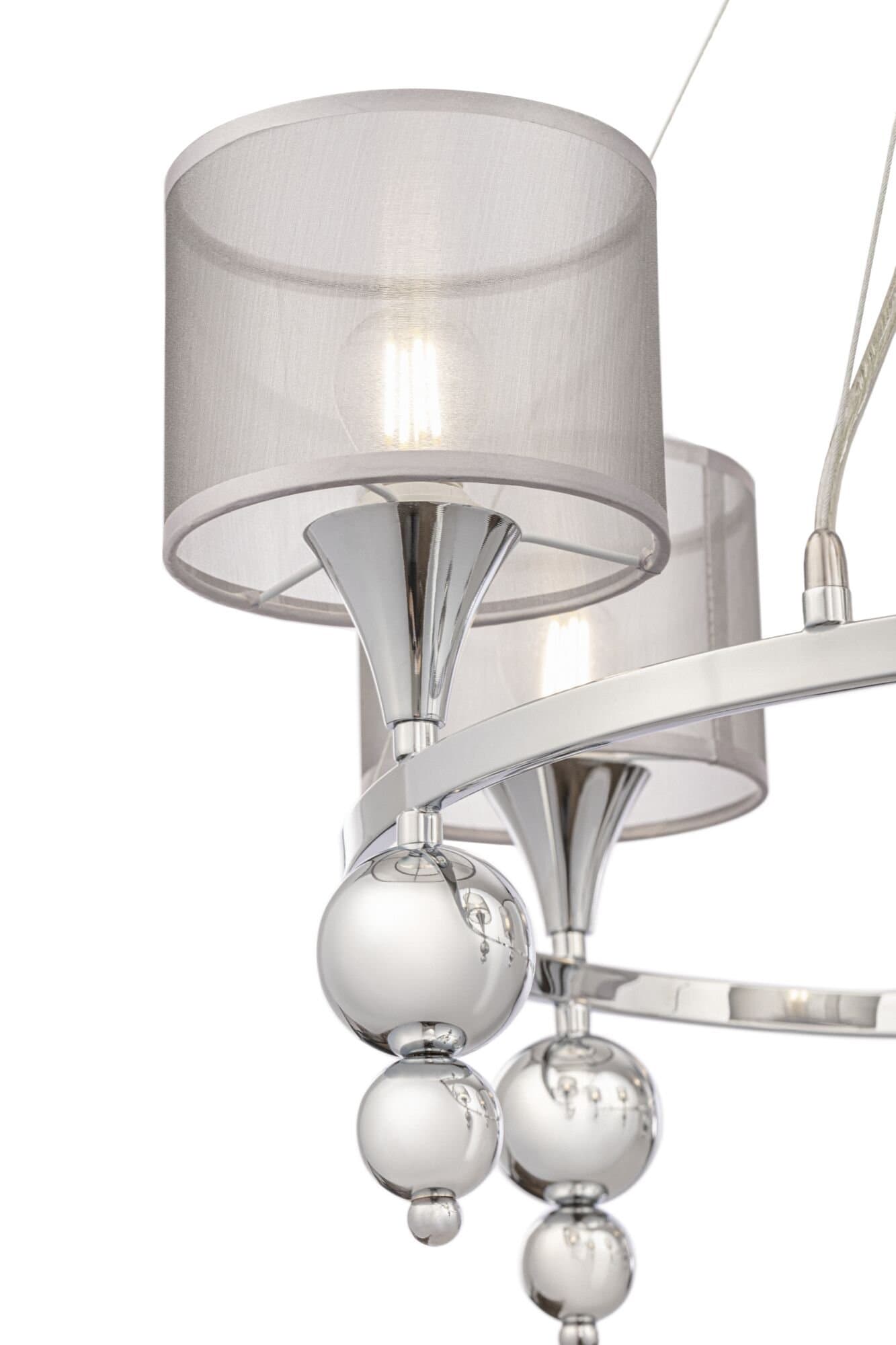 Freya Modern Lauren Хром Люстра FR5093PL-05CH — миниатюра 3