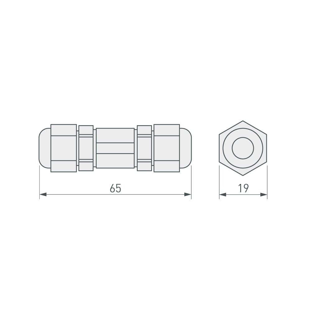 Arlight Соединитель KLW-2 (4-10mm, IP67) (Пластик) 016900 — миниатюра 3