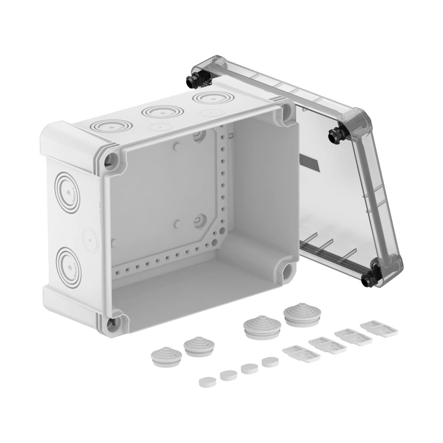 OBO Bettermann Распределительная коробка X16, IP 67, 241х191х126 мм, с прозрачной крышкой 2005070 — миниатюра 1