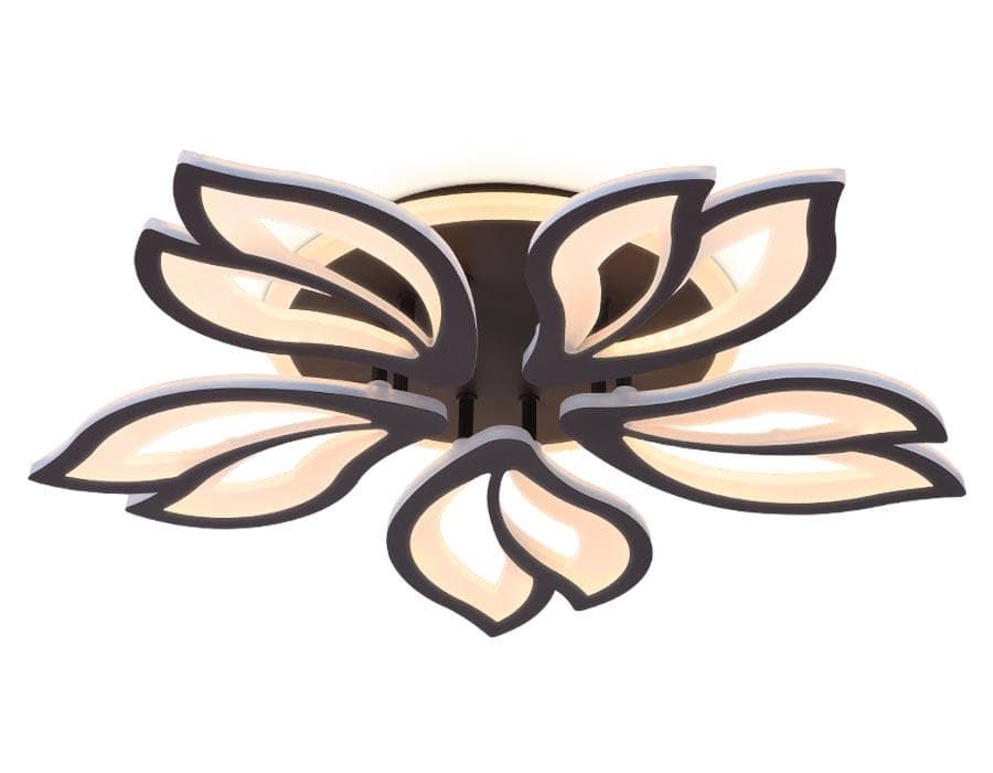 Ambrella Потолочный светодиодный светильник с пультом FA544/5 CF кофе 104W 580*560*80 (ПДУ РАДИО 2.4) — миниатюра 3