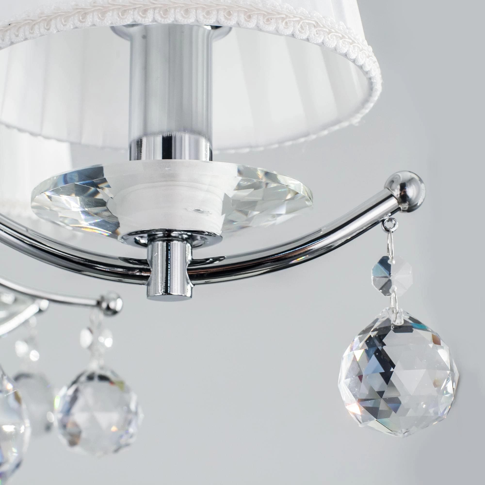 Citilux CL438181 Шелли Хром+Белый Светильник Люстра — миниатюра 6