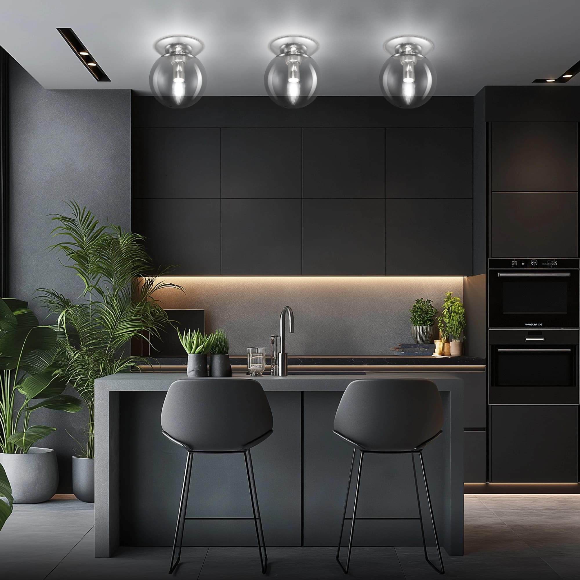 CITILUX CL102510 Томми Хром+Дымч. Светильник Настенно-Потолочный — миниатюра 13