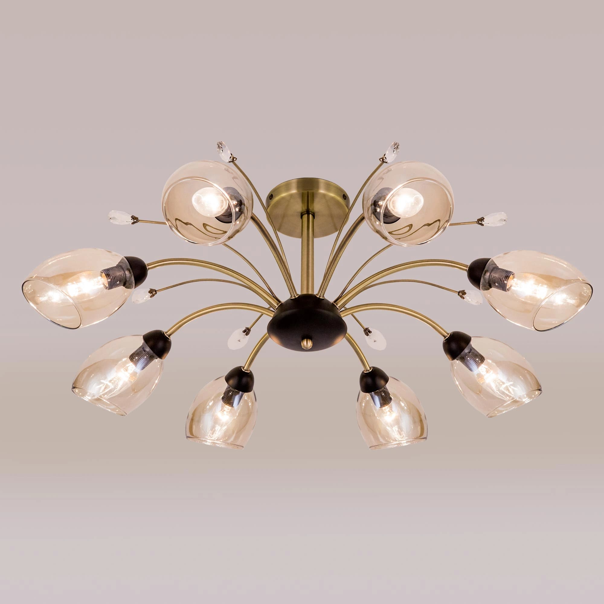 Citilux CL108185 Комета Бронза+Дымч. Люстра — миниатюра 3
