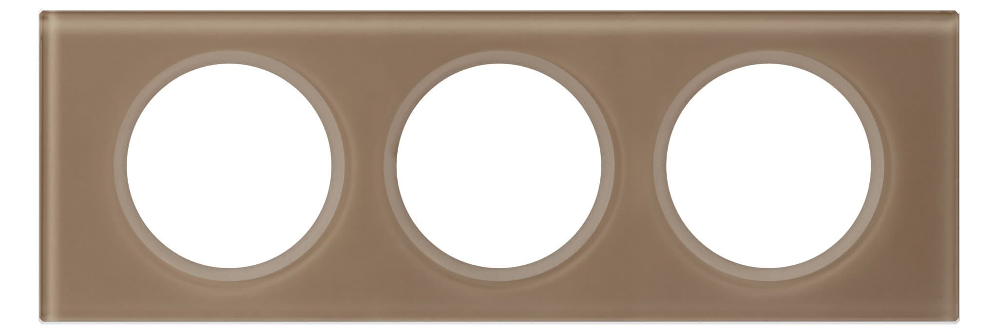 Legrand Celiane2 Смальта мокка Рамка 3-ая (2+2+2 мод) 069463 — миниатюра 1