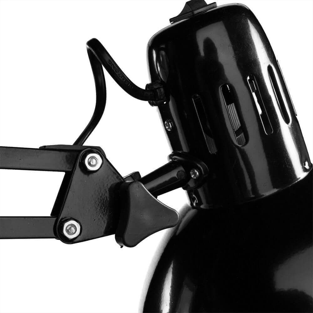 Arte Lamp Senior Черная Лампа настольная офисная 40W E27 A6068LT-1BK — миниатюра 4