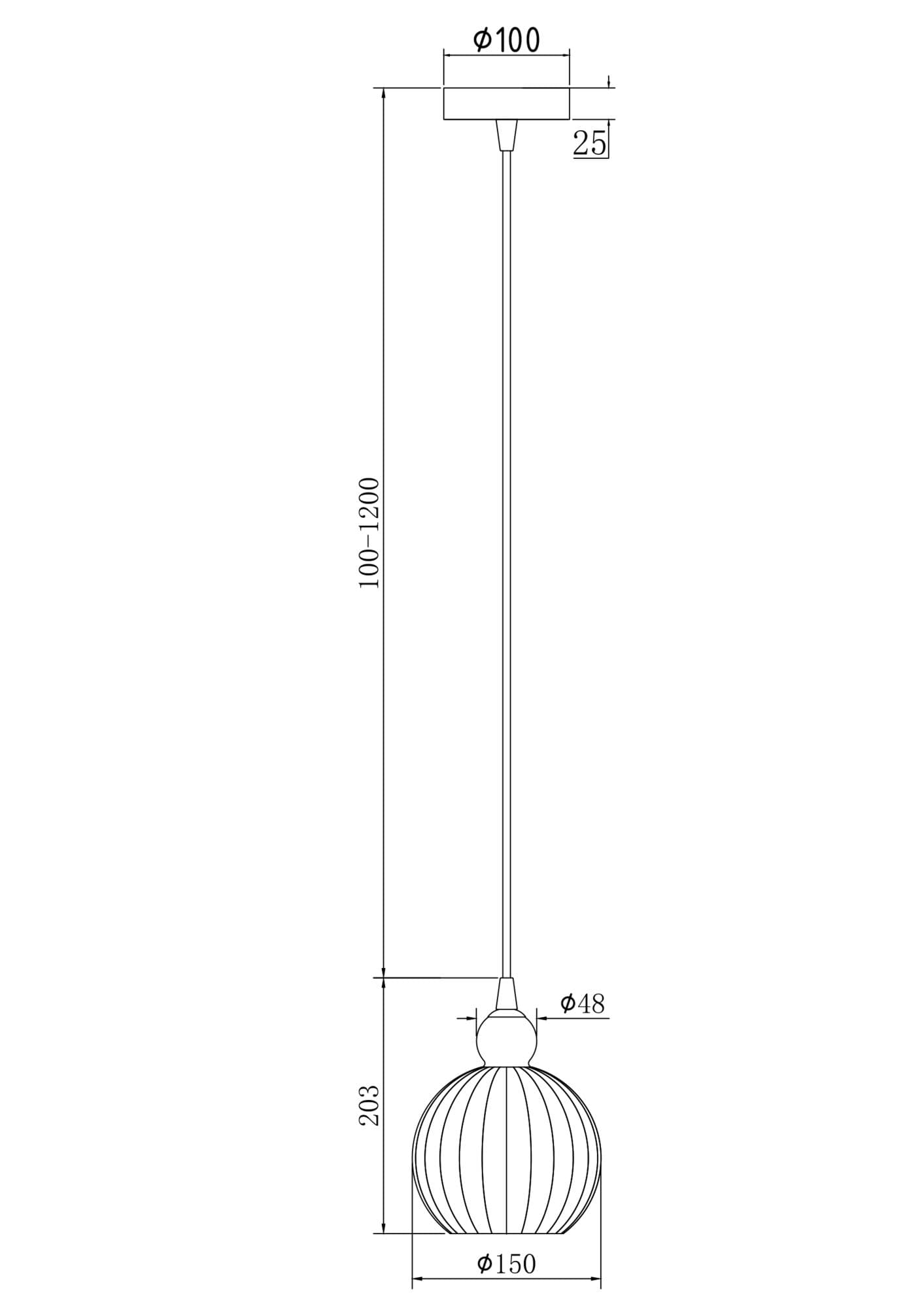 Maytoni Pendant Karla Латунь Подвесной светильник G9 28W P006PL-01BS — миниатюра 2