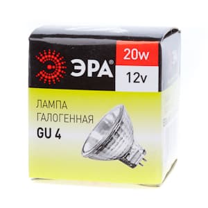 ЭРА GU4-MR11-20W-12V-30CL (галоген, софит, 20Вт, нейтр, GU4) — миниатюра 2