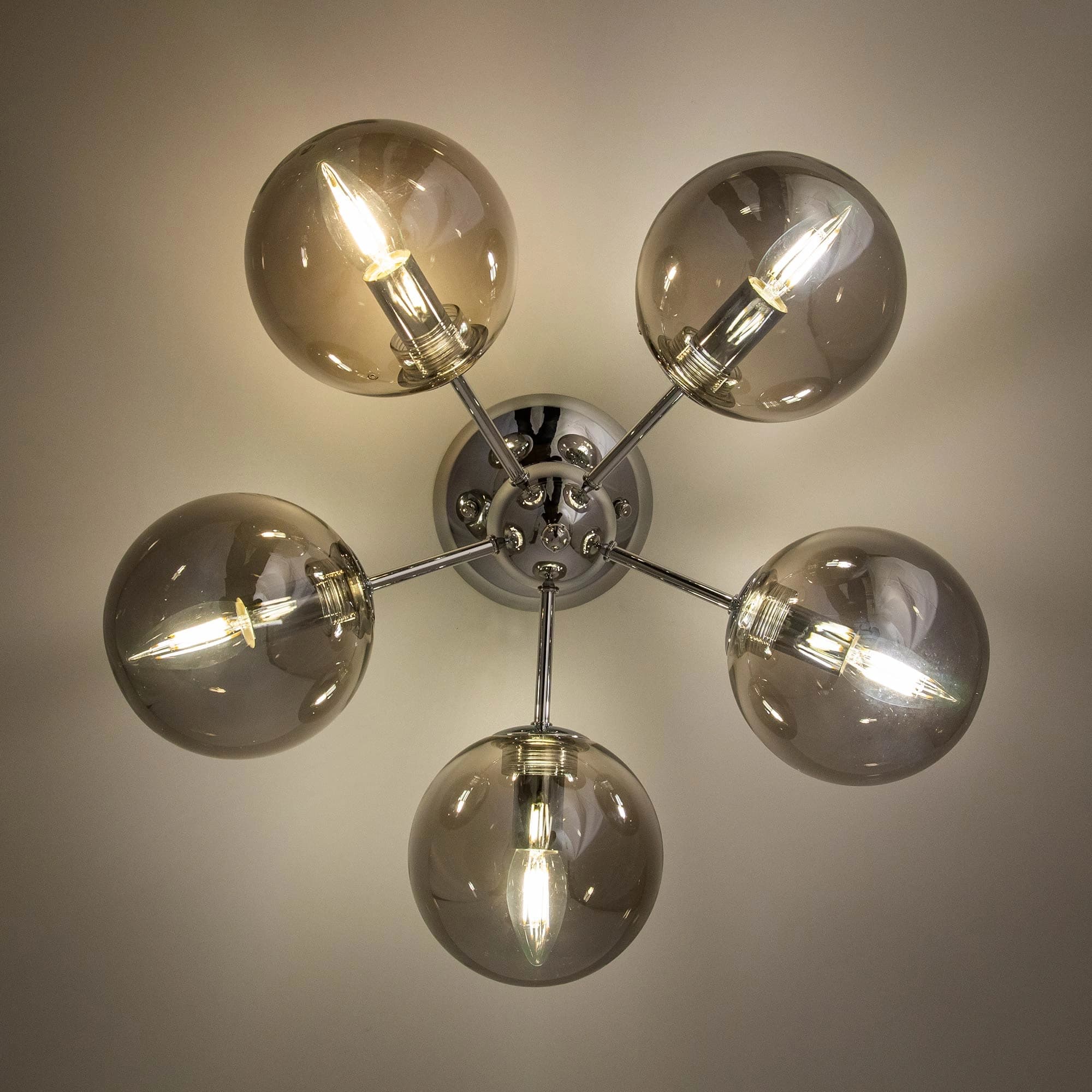 Citilux CL102150 Томми Хром+Дымч. Люстра — миниатюра 4