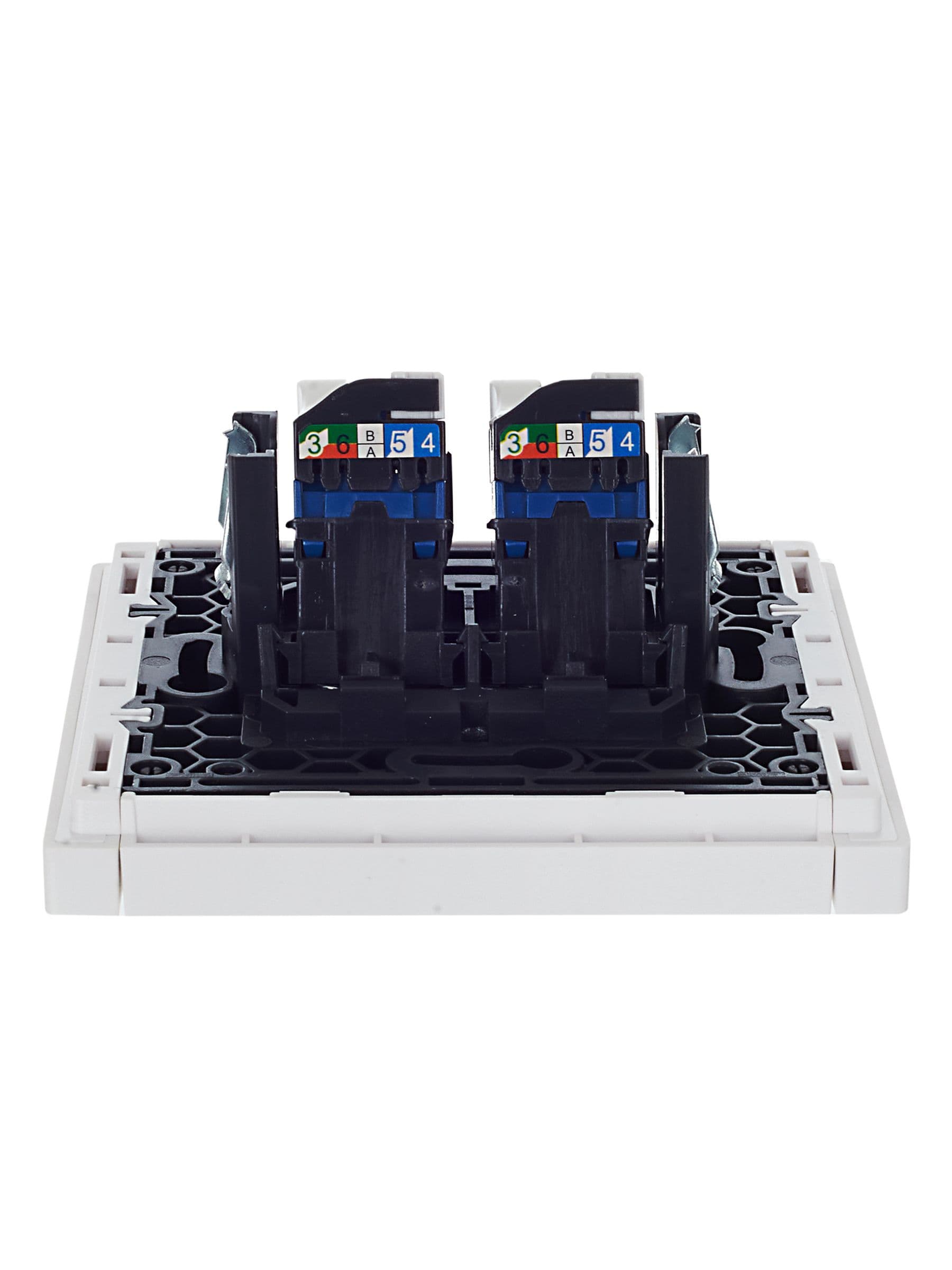 IEK FORTE&PIANO Белый Розетка комп. 2-ая RJ45 кат.6 FP234 — миниатюра 6