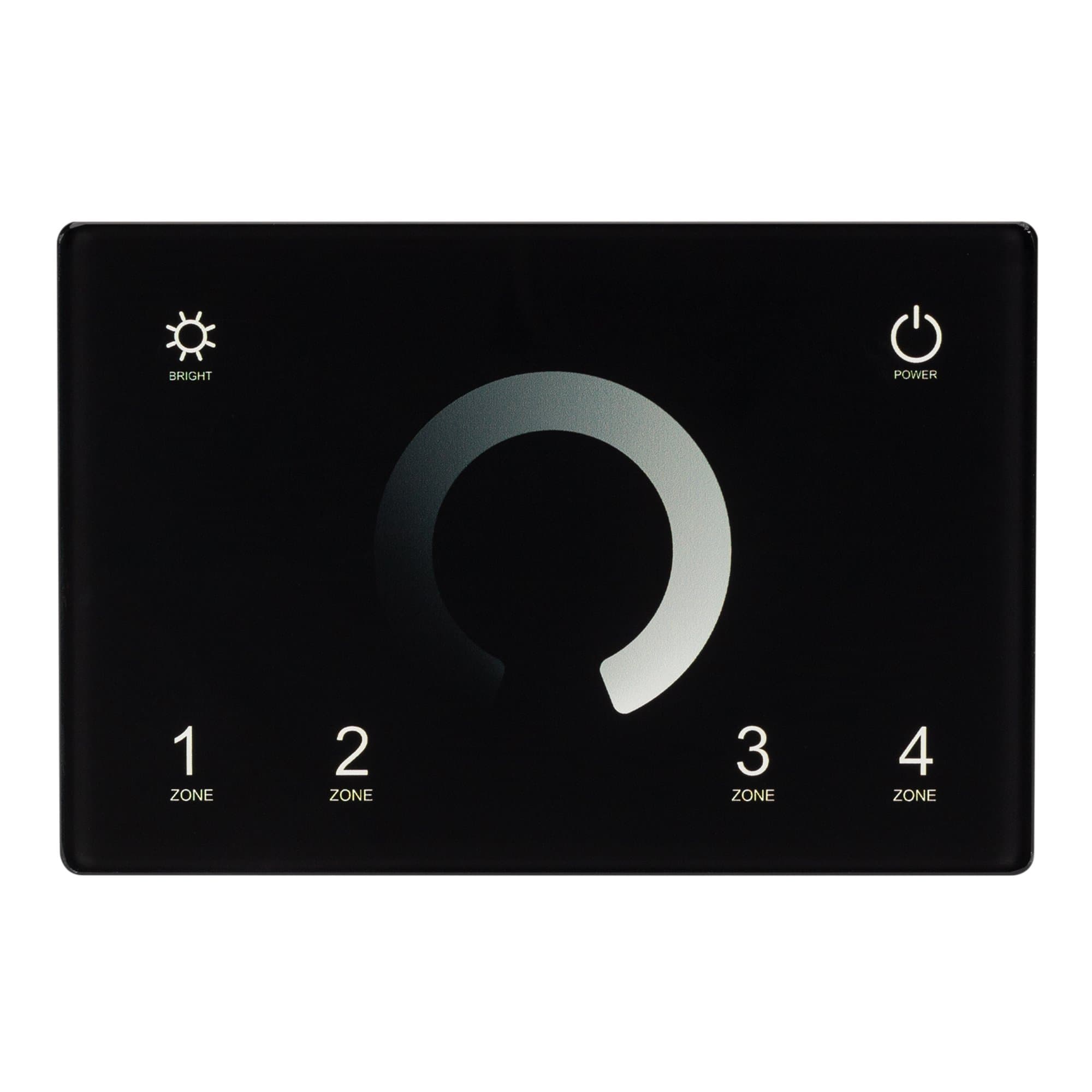 Arlight Панель Sens SMART-P79-DIM Black (230V, 4 зоны, 2.4G) (IP20 Пластик, 5 лет) 028399 — миниатюра 2