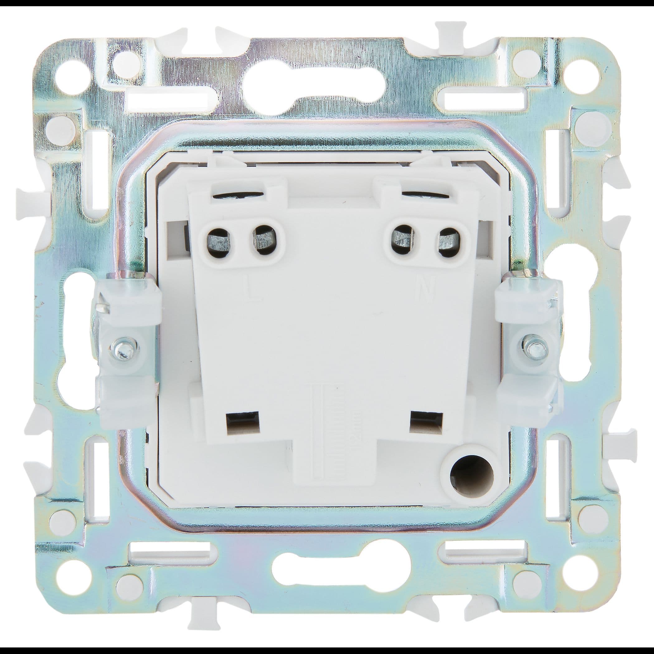 IEK SKANDY Графит Розетка б/з 10А SK-R02G — миниатюра 3