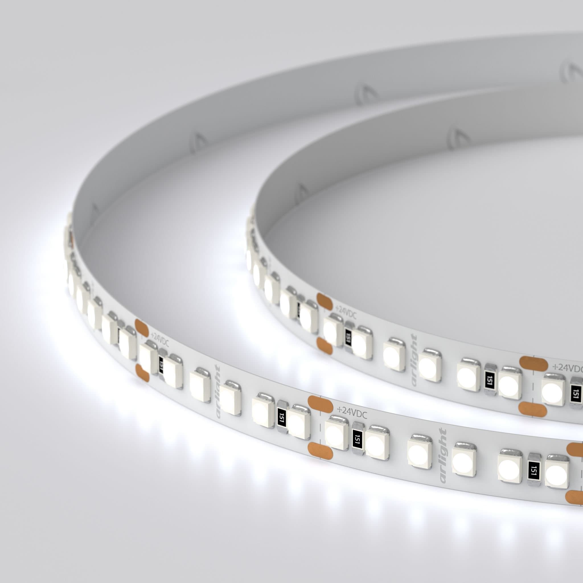 Arlight Светодиодная лента RT-A180-8mm 24V Cool 10K (14.4 W/m, IP20, 3528, 5m) (Открытый) 018729(2) — миниатюра 2