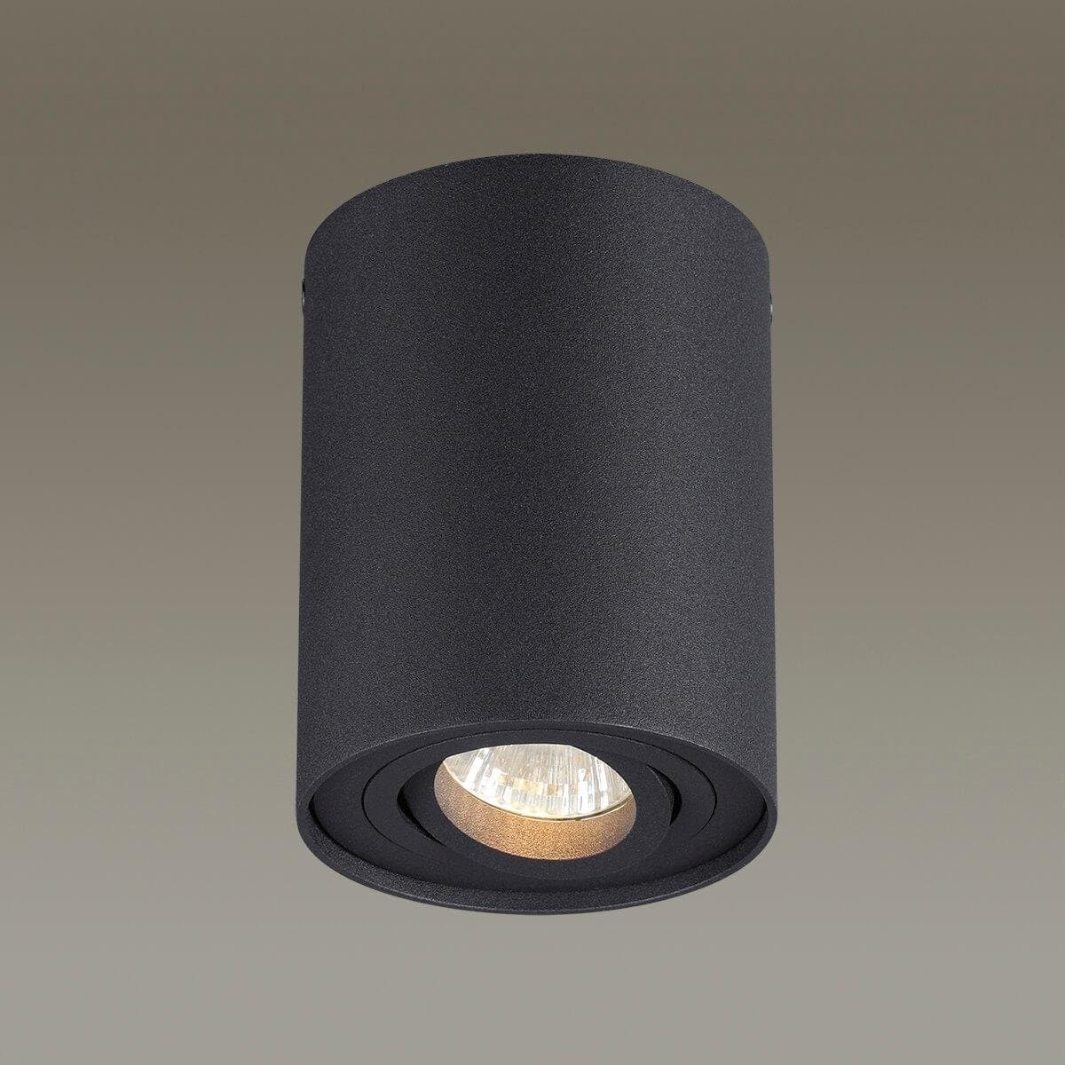 Odeon Light 3565/1C ODL18 115 черный Потолочный накладной светильник IP20 GU10 50W 220V PILLARON — миниатюра 2