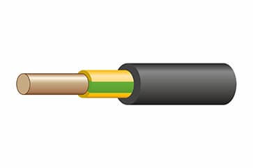 Кабель силовой медь ВВГнг(А)-LS 1x2.5мм² черный ГОСТ ВВГнг(А)-LS 1*2,5 ок-0,66 ж/з.