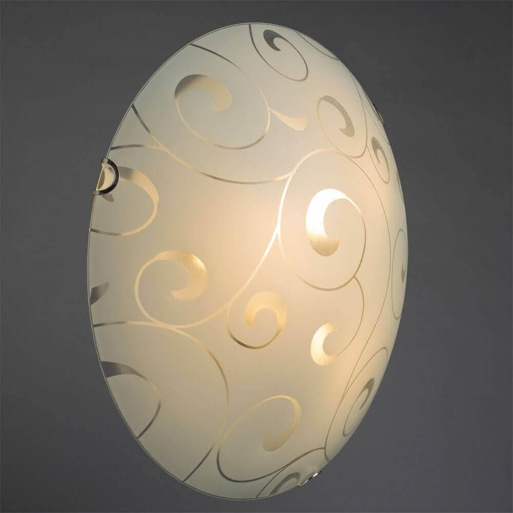 Arte Lamp Ornament Хром/Белая Тарелка 60W E27 A3320PL-3CC — миниатюра 2