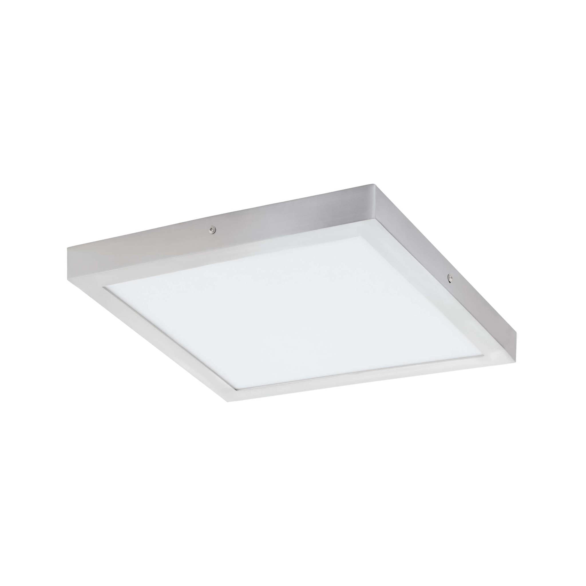 Eglo 97269 Cветодиодный накладной светильник FUEVA 1, 25W(LED), 2500lm, 400х400, H30, алюминий, cеребряный