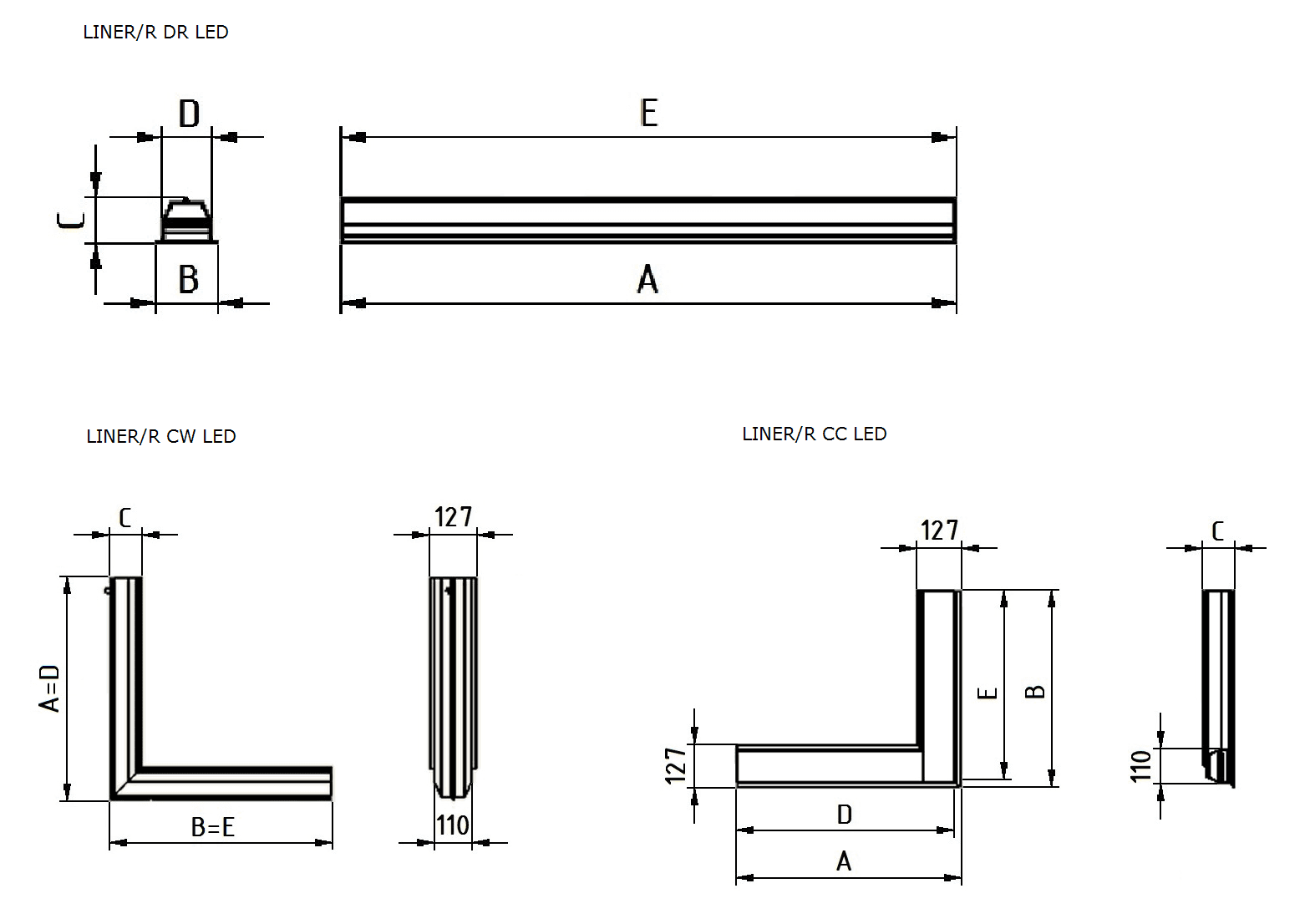 СТ LINER/R DR LED 1200 SL 4000K DALI — миниатюра 3
