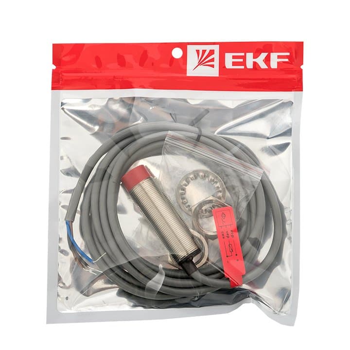 EKF PROxima Бесконтактный емкостный датчик PROXIS-1-18-08-P-NO-2 — миниатюра 3