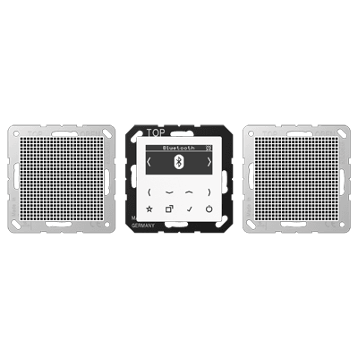 JUNG Смарт радио DAB+ Bluetooth, стерео белый DABA2BTWW