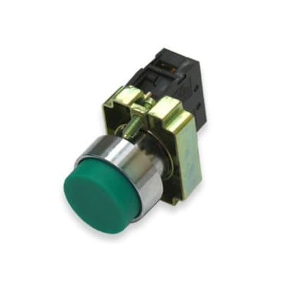 IEK LAY5 Кнопка управления LAY5-BL31 без подсветки зеленая 1з — миниатюра 2