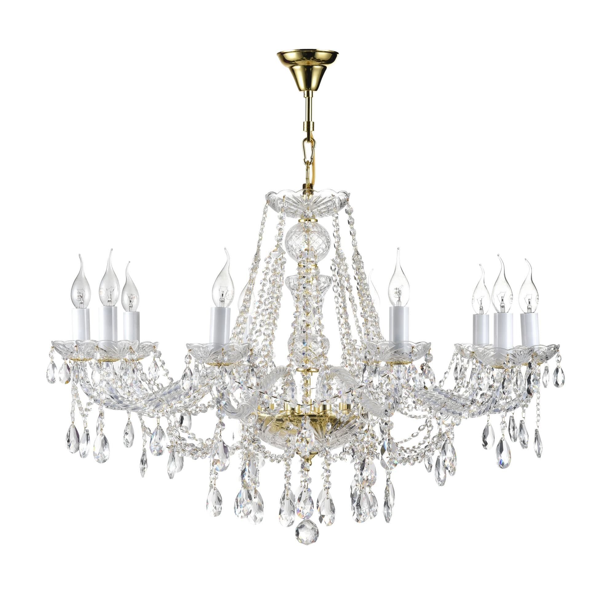 Maytoni Royal Classic Beatrix Золото Люстра 10xE14 60W DIA019-10-G — миниатюра 3