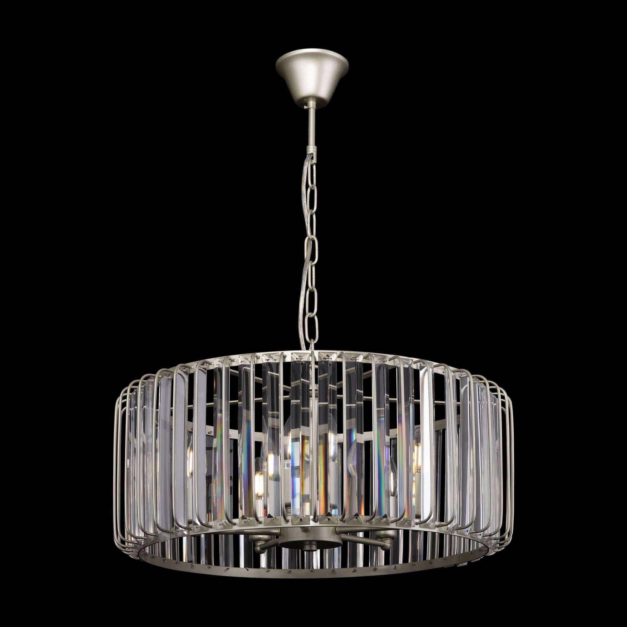 Freya Crystal Матовое серебро шампань Светильник подвесной FR1005PL-05SC — миниатюра 3