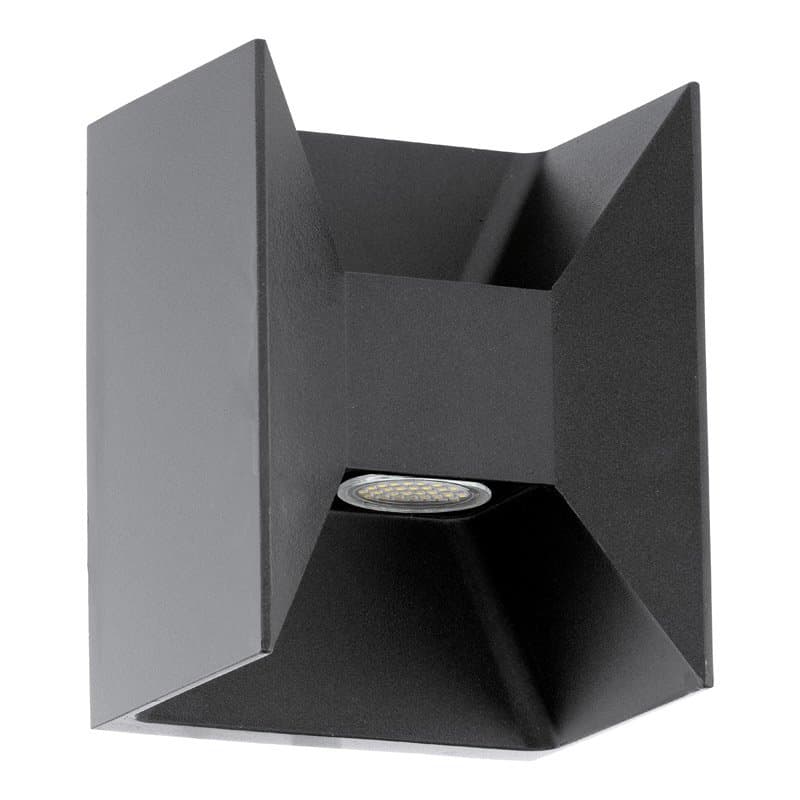 Eglo 93319 Уличный светодиодный светильник настенный MORINO, 2x2,5W (LED), нерж. сталь, алюминий, антраци