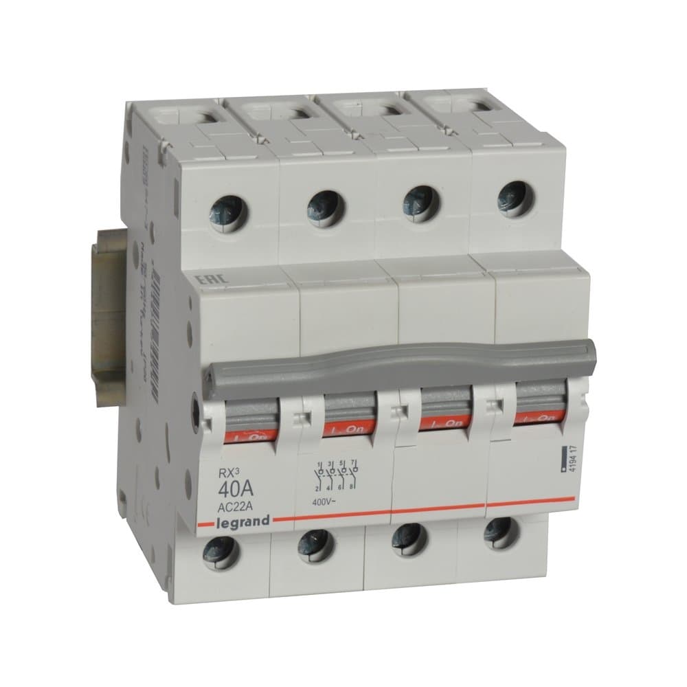 Legrand RX3 Рубильник 4P 40А 419417