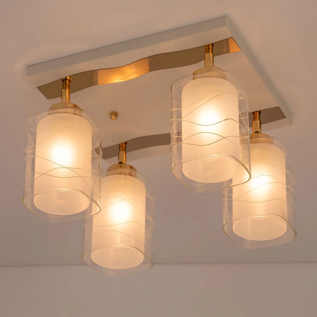 Citilux CL160142 Прима Белый+Золото Светильник Люстра — миниатюра 5