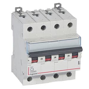 Legrand DX3 Автоматический выключатель 4P 3A (С) 10kA/16kA 409331 — миниатюра 2