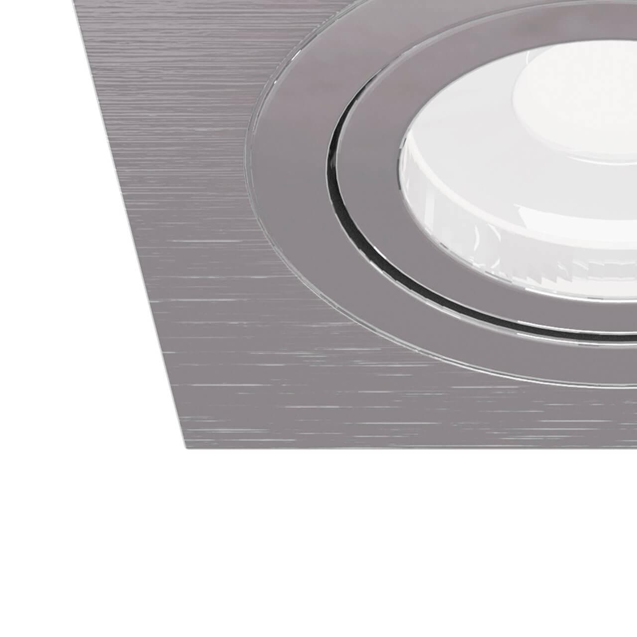 Maytoni Technical Atom Серебро Встраиваемый светильник GU10 50W DL024-2-01S — миниатюра 12