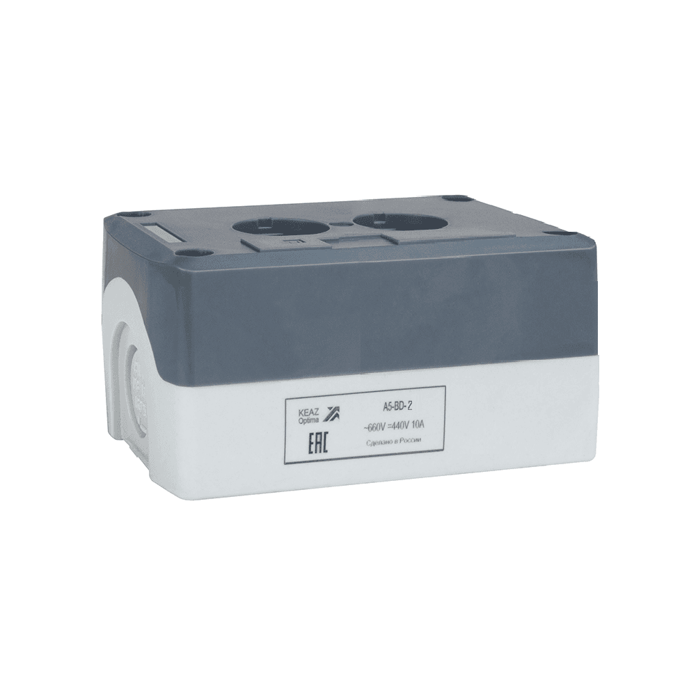 КЭАЗ Корпус кнопочного поста OptiSignal D22 A5-BD-2 2 отв XALD02
