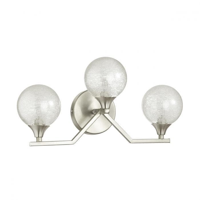 Lumion 4567/3W VINTAGE LN21 никель Бра с выключателем IP44 G9 3*40W 220V ALMA — миниатюра 1