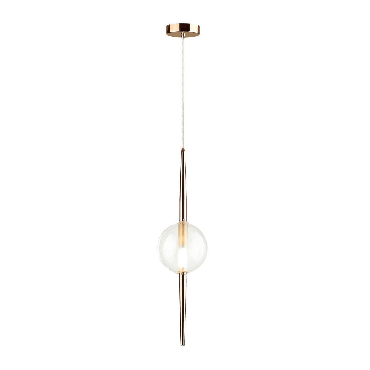 Odeon Light 4685/1 ODL20 375 медный/прозрачный Подвес G9 5W 220V LAZIA — миниатюра 2