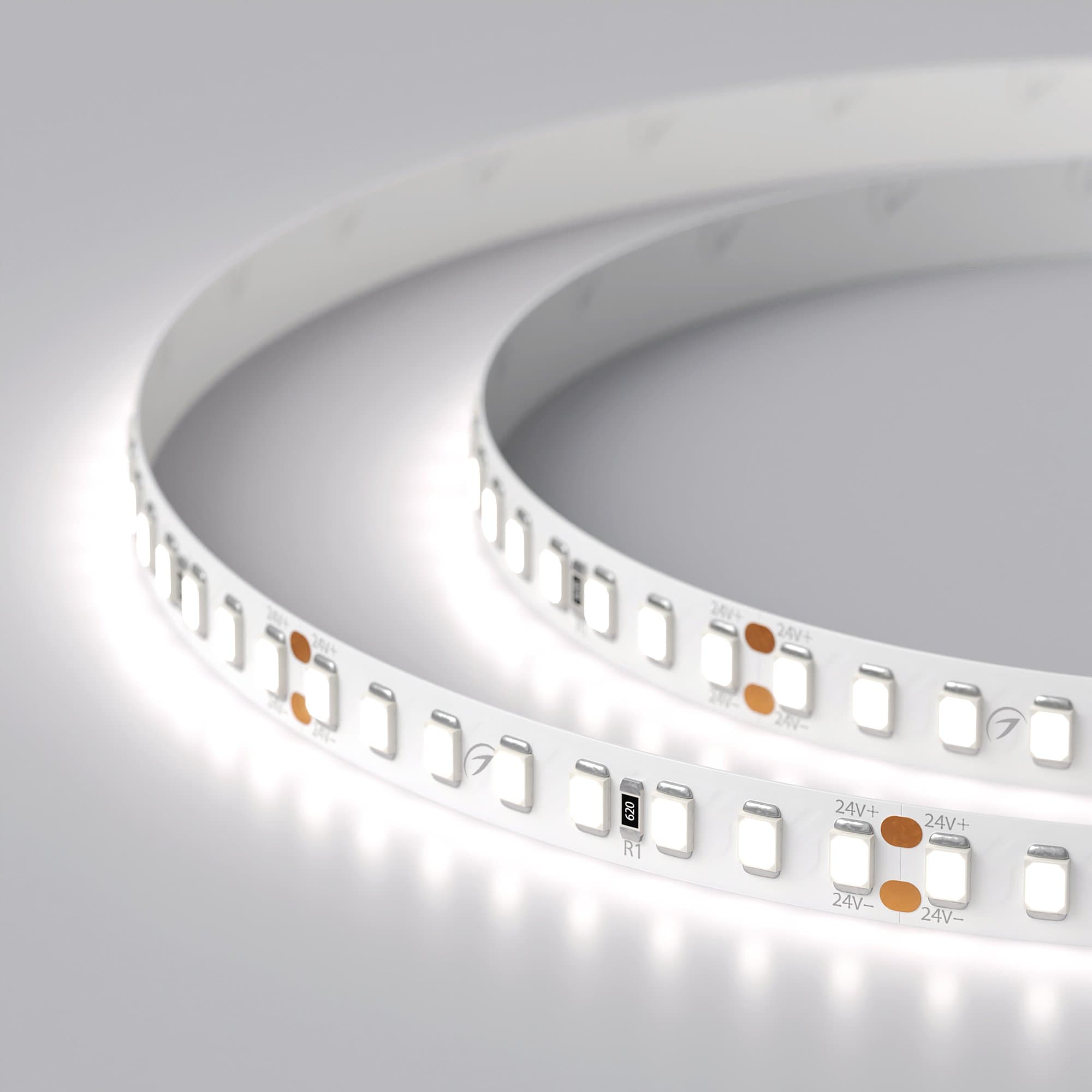 Arlight Светодиодная лента RT-A160-8mm 24V White6000 (12 W/m, IP20, 2835, 5m) (высок.эфф.150 лм/Вт) 024534(2) — миниатюра 3