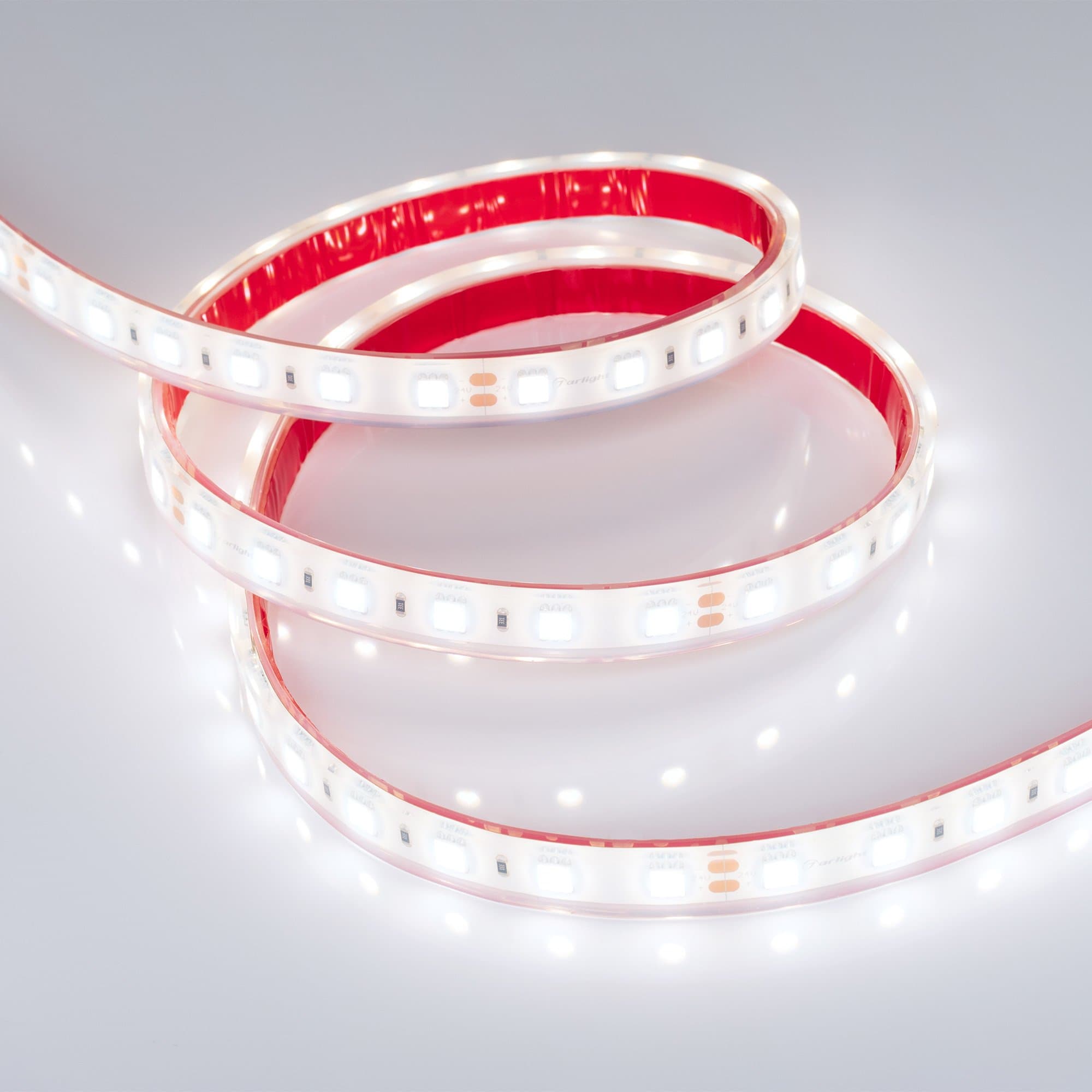 Arlight Светодиодная лента RTW 2-5000PGS 24V White 2x (5060, 300 LED, LUX) (14.4 Вт/м, IP67) 013584 — миниатюра 4