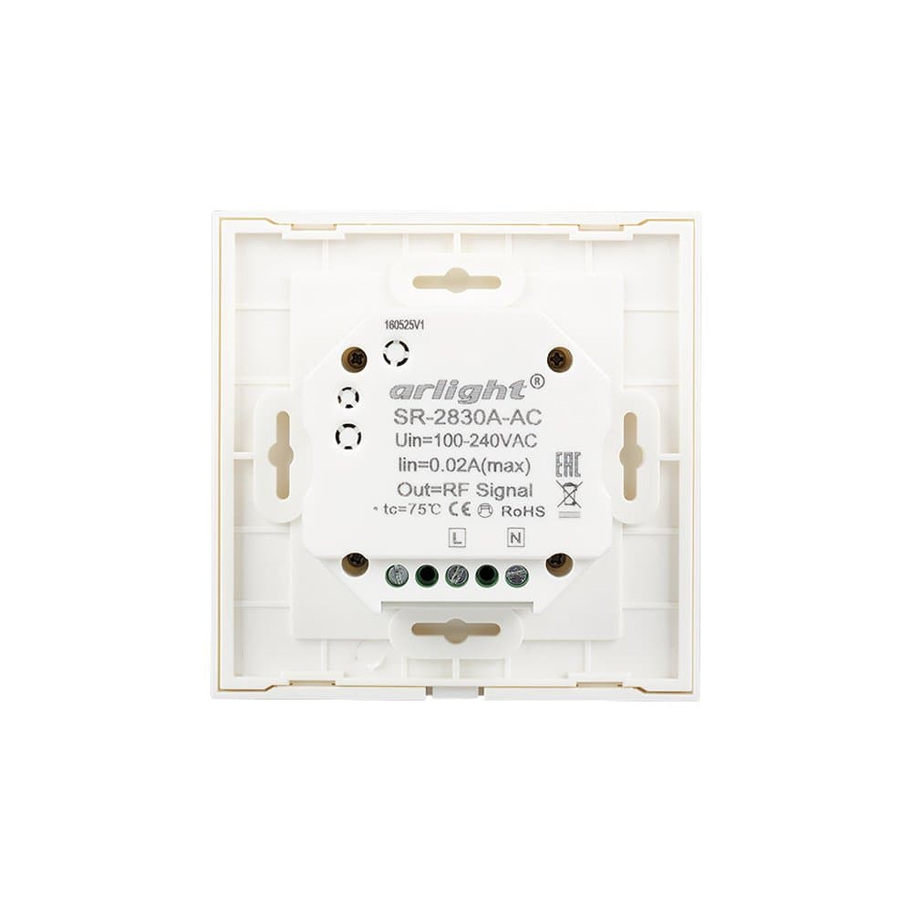 Arlight Панель Sens SR-2830A-RF-IN White (220V,DIM,4 зоны) (IP20 Пластик, 3 года) 017858 — миниатюра 3